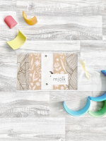 Набор платочков-слюнявчиков Mjölk Caramel Flowers