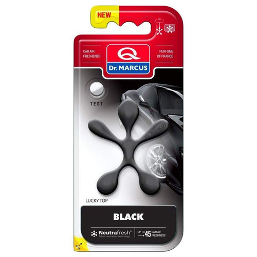 ОСВЕЖИТЕЛЬ С ПОДВЕСКОЙ "DR.MARCUS" LUCKY TOP BLACK