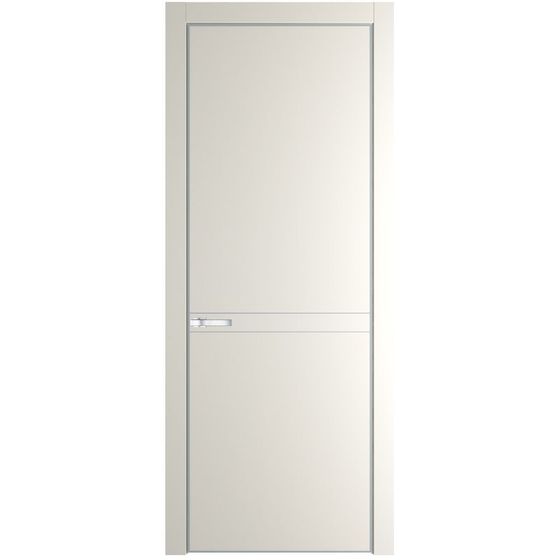 Межкомнатная дверь эмаль Profil Doors 11PA перламутр белый глухая профиль белый матовый