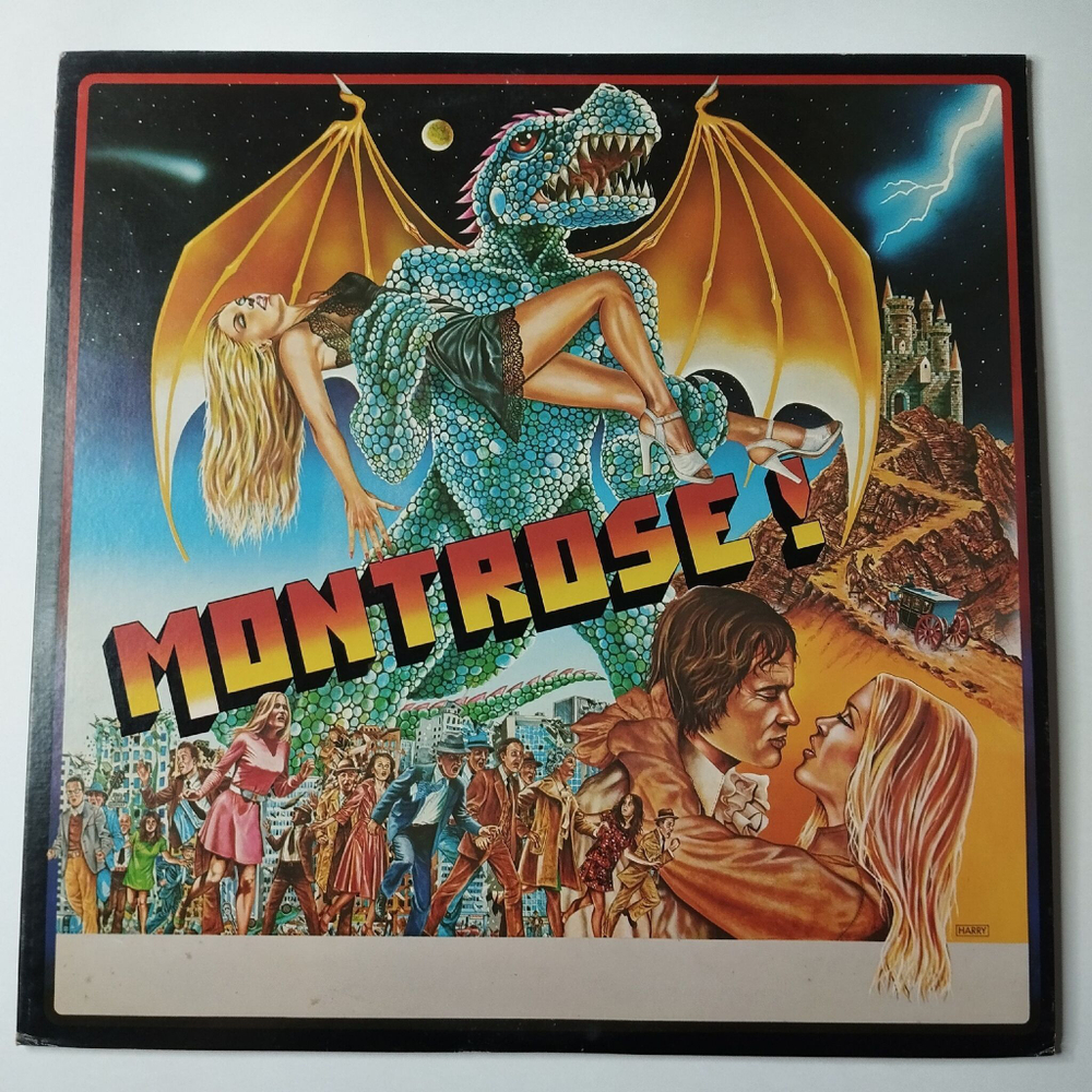 Винтажная виниловая пластинка LP Warner Bros Presents Montrose (Japan 1975) (No Obi) Twenty Flight Rock