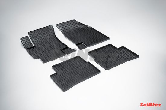 Резиновые коврики в салон Kia Rio II (2005-2011) "Сетка"