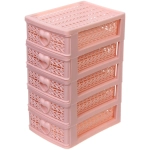 Комод малый «ПАЛЕРМО», цвет пудровая роза, 5 отделений, 13*9*18,5см