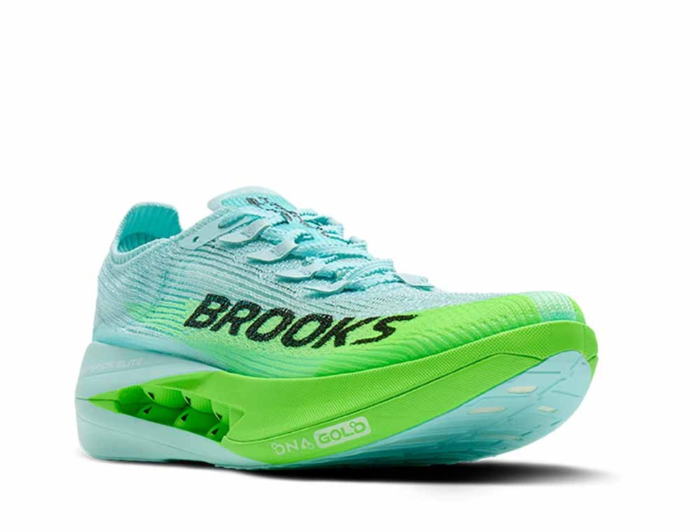 Кроссовки для бега мужские Brooks Hyperion Elite 5 M Голубо-зеленые