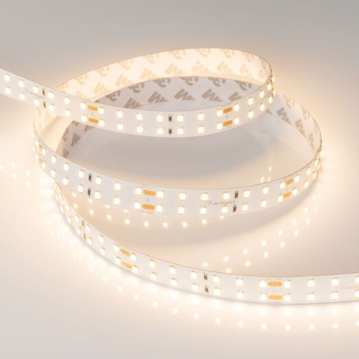 Светодиодная лента Arlight 20W/m 196LED/m 2835SMD теплый белый 5M 019091(2)
