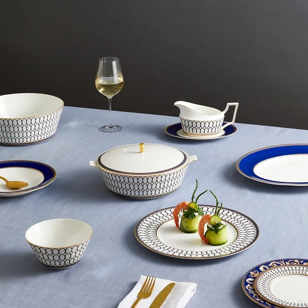 Wedgwood Тарелка Ренессанс Золото 31 см EAN 701587436403