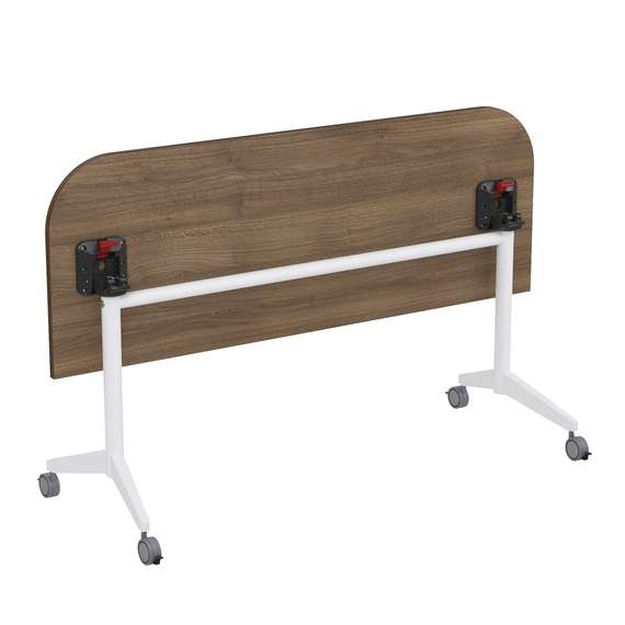 8ФСРР.103-S Складной радиусный стол-трансформер Simple с фиксаторами (1650*600*750)