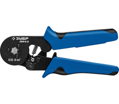 ЗУБР ПКМ-6, 0.25 - 6 мм2, мультидиапазонные пресс-клещи, Профессионал (22654)