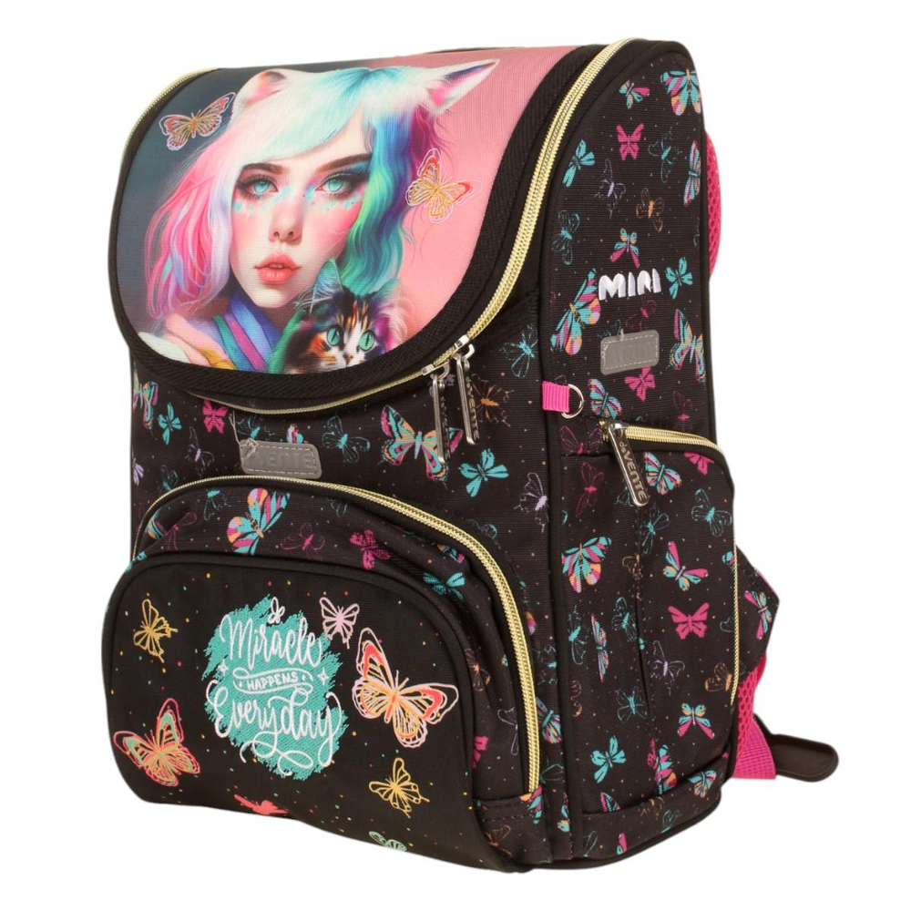 Ранец школьный жесткий 35x26x20 см 14л "Mini. Miracle" (deVENTE)