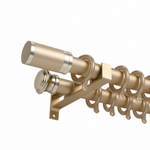 Карниз для штор настенный, алюминиевый, боковое крепление