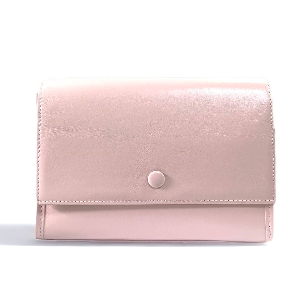Женская сумка кросс-боди 2001378626678-02 натуральная кожа с напылением, розовая