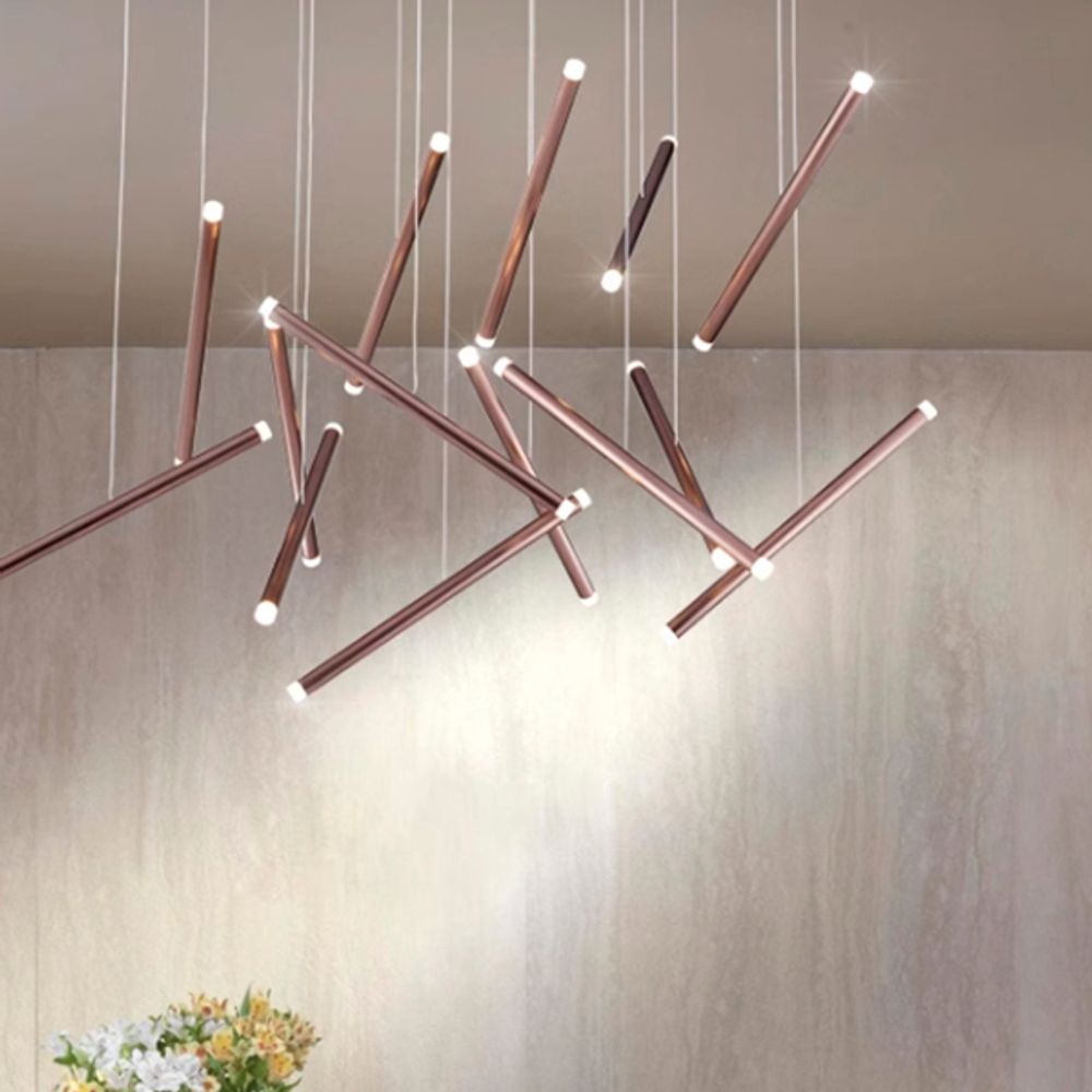 Подвесная Люстра Dutti D0068 Led Chandelier Modern 14 Black By Imperiumloft