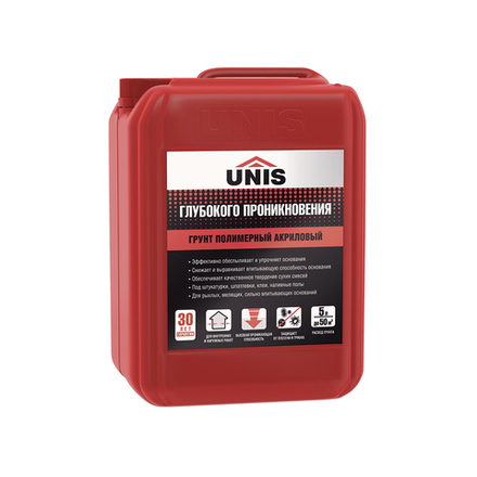 Грунт глубокого проникновения ЮНИС, 10л