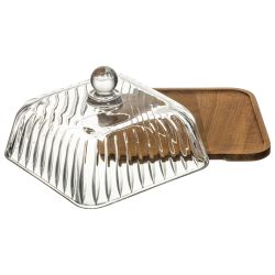 БЛЮДО ДЛЯ СЕРВИРОВКИ "NATURE" С КРЫШКОЙ 19*17*11 СМ