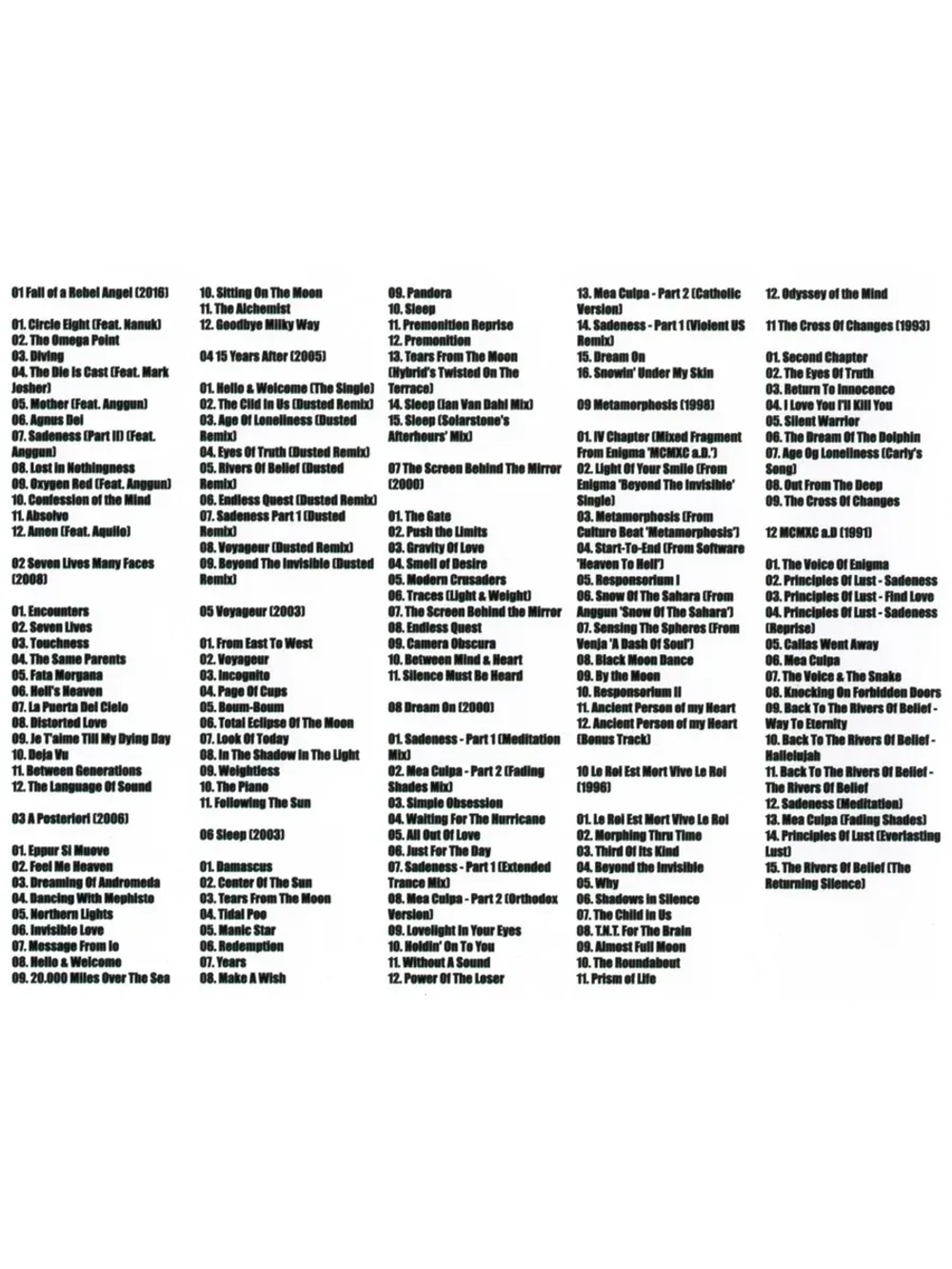 Enigma Все альбомы (MP3 Флешка)