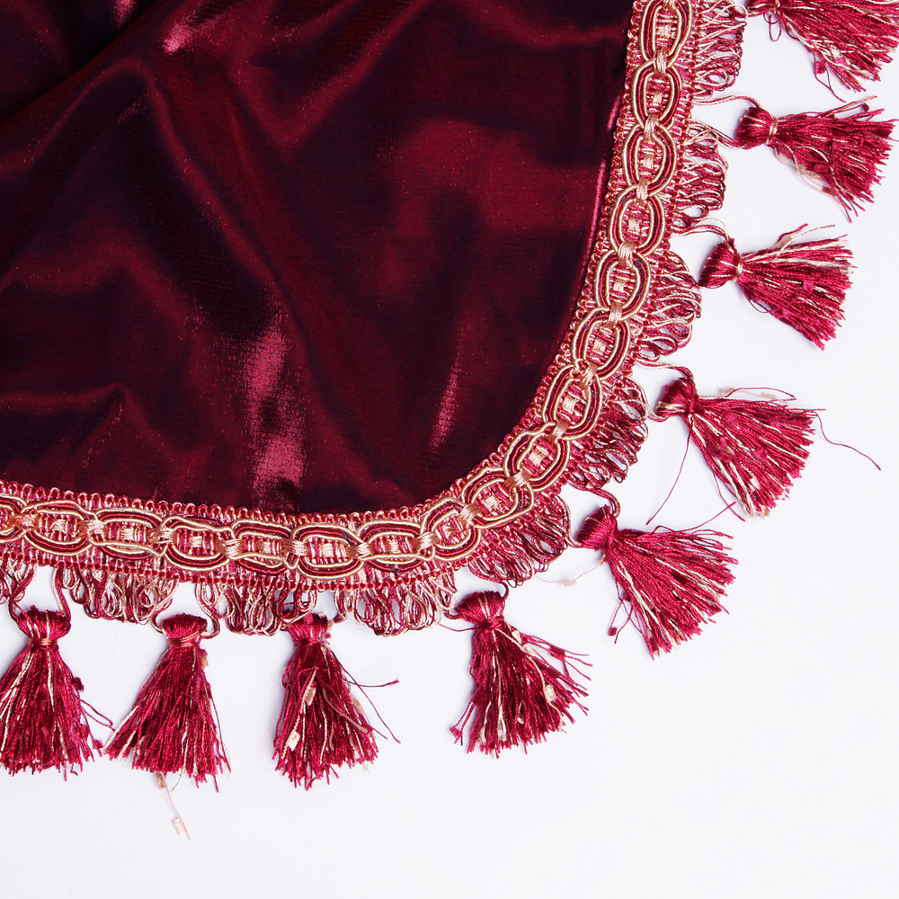 Покрывало на бильярдный стол Монако, 10 футов, шёлк, бордовое