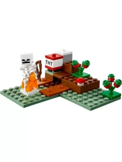 Конструктор Майнкрафт Приключения в тайге 74 детали