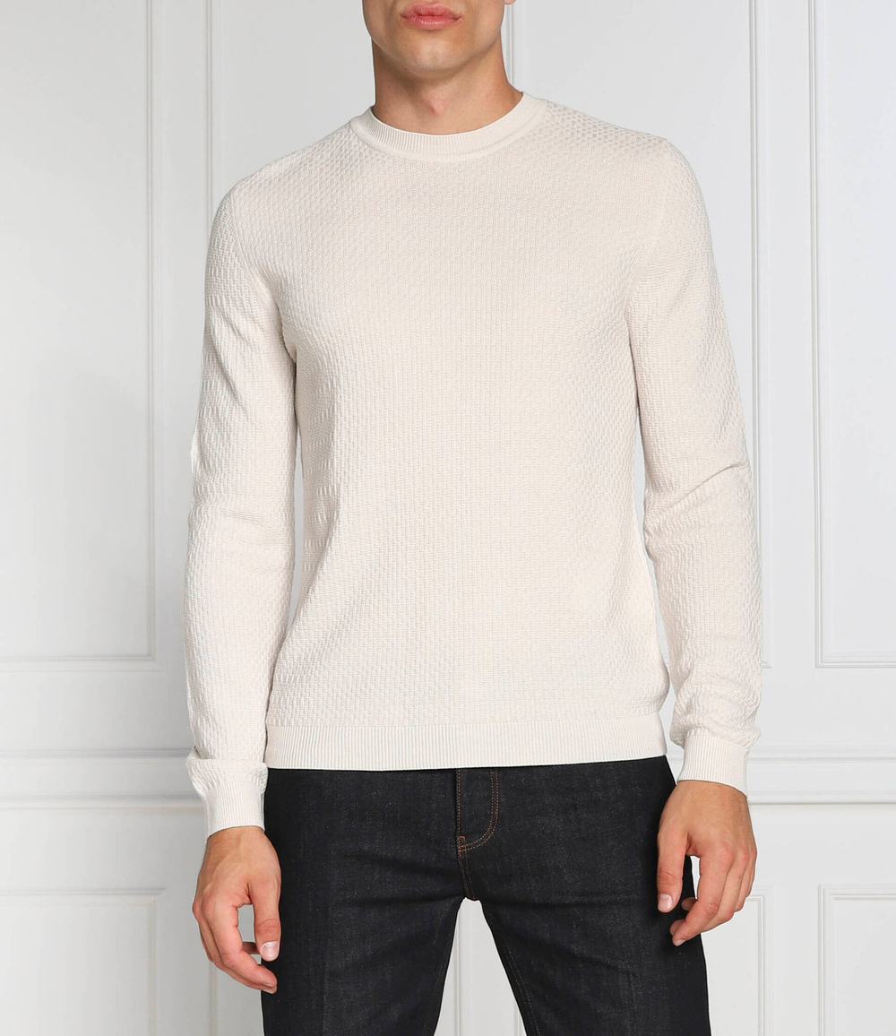 свитер Emporio Armani - кремовый(6L1MY7 1MF7Z)