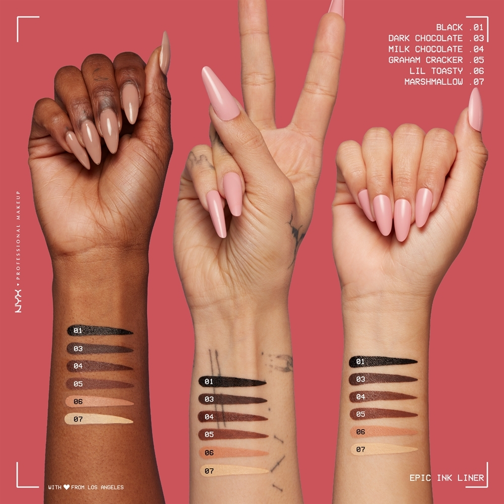 NYX Professional Makeup Epic Ink - точная водостойкая подводка для глаз, 1 ml