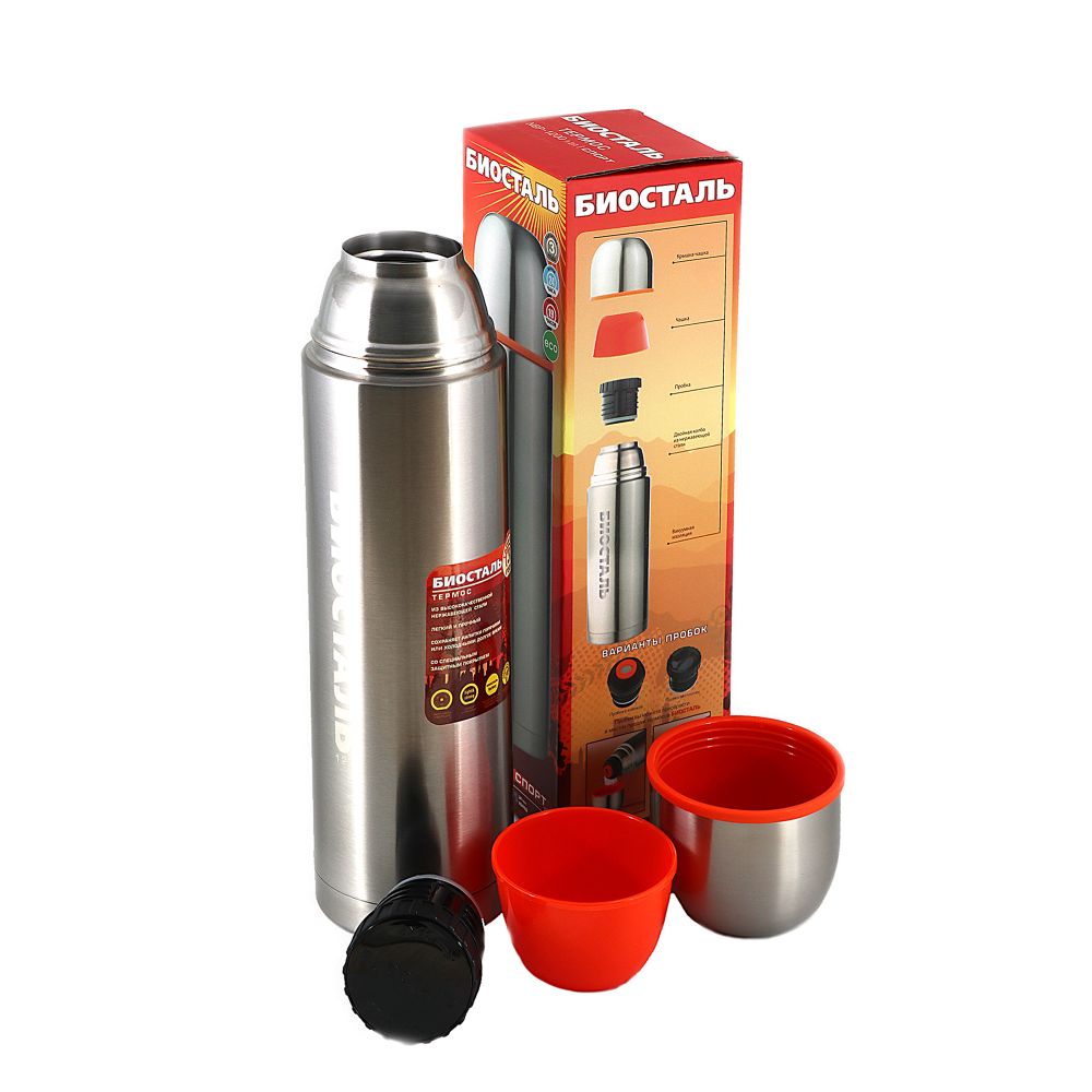 Термос &quot;Биосталь-СПОРТ&quot; с узкой горловиной, 1,2 л/12/