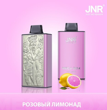 JNR Mega box Розовый лимонад 30000 затяжек 20мг (2%)