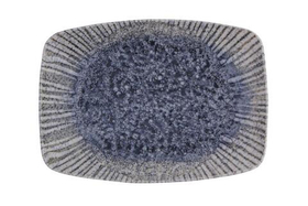 Блюдо прямоугольное 27 х 19 см IRIS BLUE