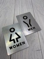 Табличка на туалет (пара М+Ж)