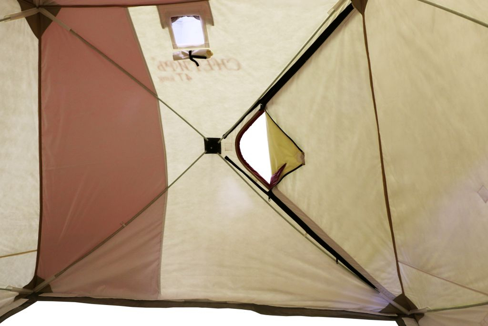 ЗИМНЯЯ ПАЛАТКА «СНЕГИРЬ» 4Т LONG КОМПАКТ