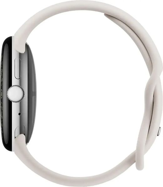 Умные часы Google Pixel Watch 4 45mm Wi-Fi + LTE (Polished Silver/Porcelain)