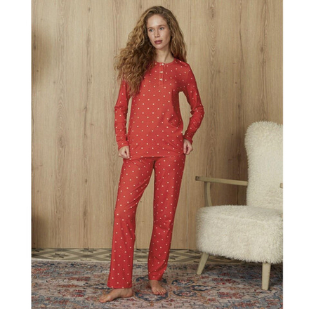 Женская пижама оранжевая Doreanse 4154