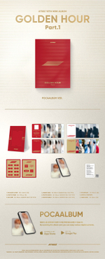 Альбом ATEEZ - 10th Mini Album GOLDEN HOUR : Part.1 (POCAALBUM VER.)