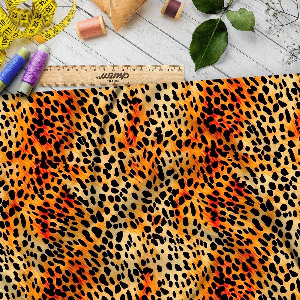 Ткань премиум дюспо принт звериной шкуры