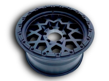 Диск литой с бедлоком Черный Black Rhino 17x9, 6x139.7, ET0, D110