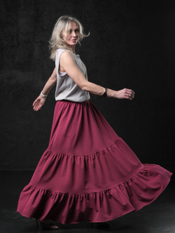 Эдвардианская юбка   /фиалка