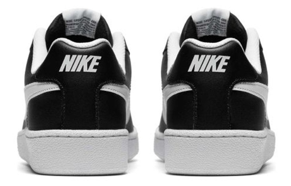 Nike court royale black and white top