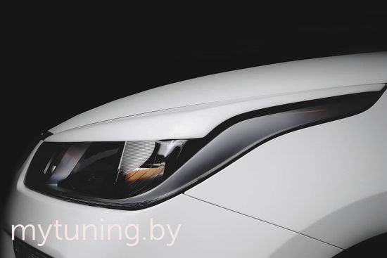 Реснички на фары широкие для Kia Rio IV