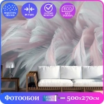 Фотообои Luxury Walls AM00605 "Перья" 500х270