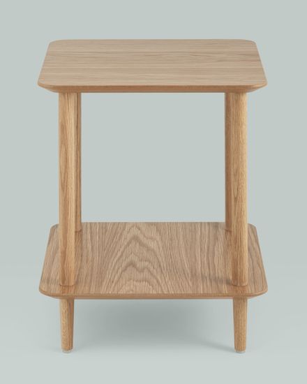 Журнальный столик Stiff 40*40 светлое дерево