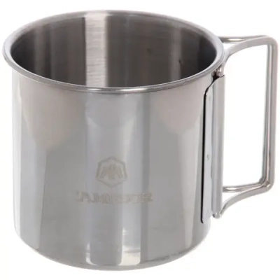 Кружка походная металлическая 200мл 7*7см