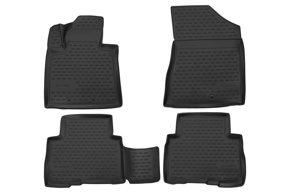 Коврики 3D в салон для KIA Sorento (IIr), 2012-2021, 4 шт. (полиуретан) Element.NLC.3D.25.46.210H