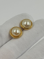 Серьги пусеты с «жемчугом»