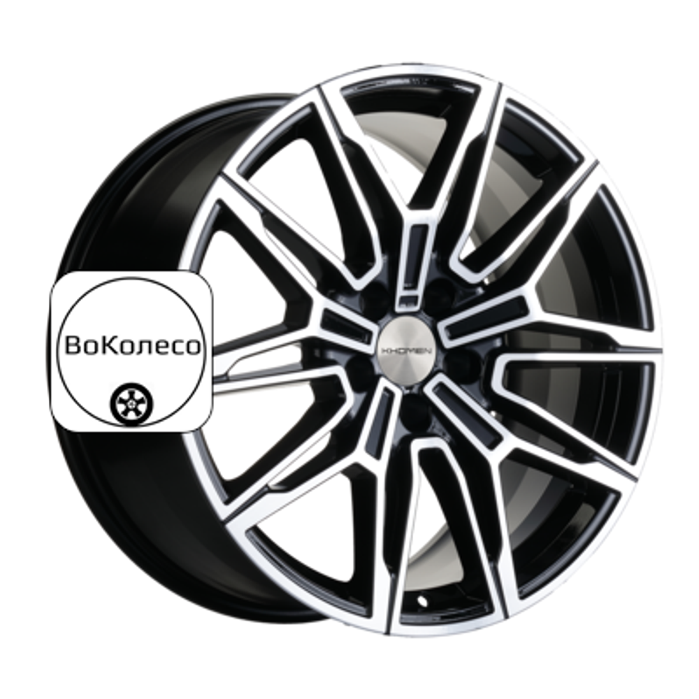 9,5x19/5x112 ET40 D66,6 KHW1904 (BMW Rear) Black-FP Khomen Wheels