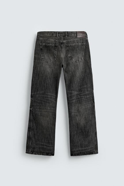 ZARA ДЖИНСЫ FLARE FIT С ЗАНИЖЕННОЙ ТАЛИЕЙ, УГОЛЬНЫЙ