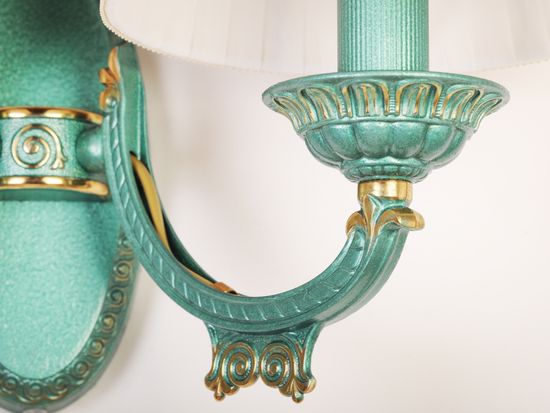 Двухламповое бра Reccagni Angelo A.7632/2 GREEN