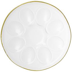 БЛЮДО ДЛЯ 8 ЯИЦ 20,5*20,5*1,8 СМ МАЛ. УП. = 6 ШТ. (МИН.ПАРТИЯ)