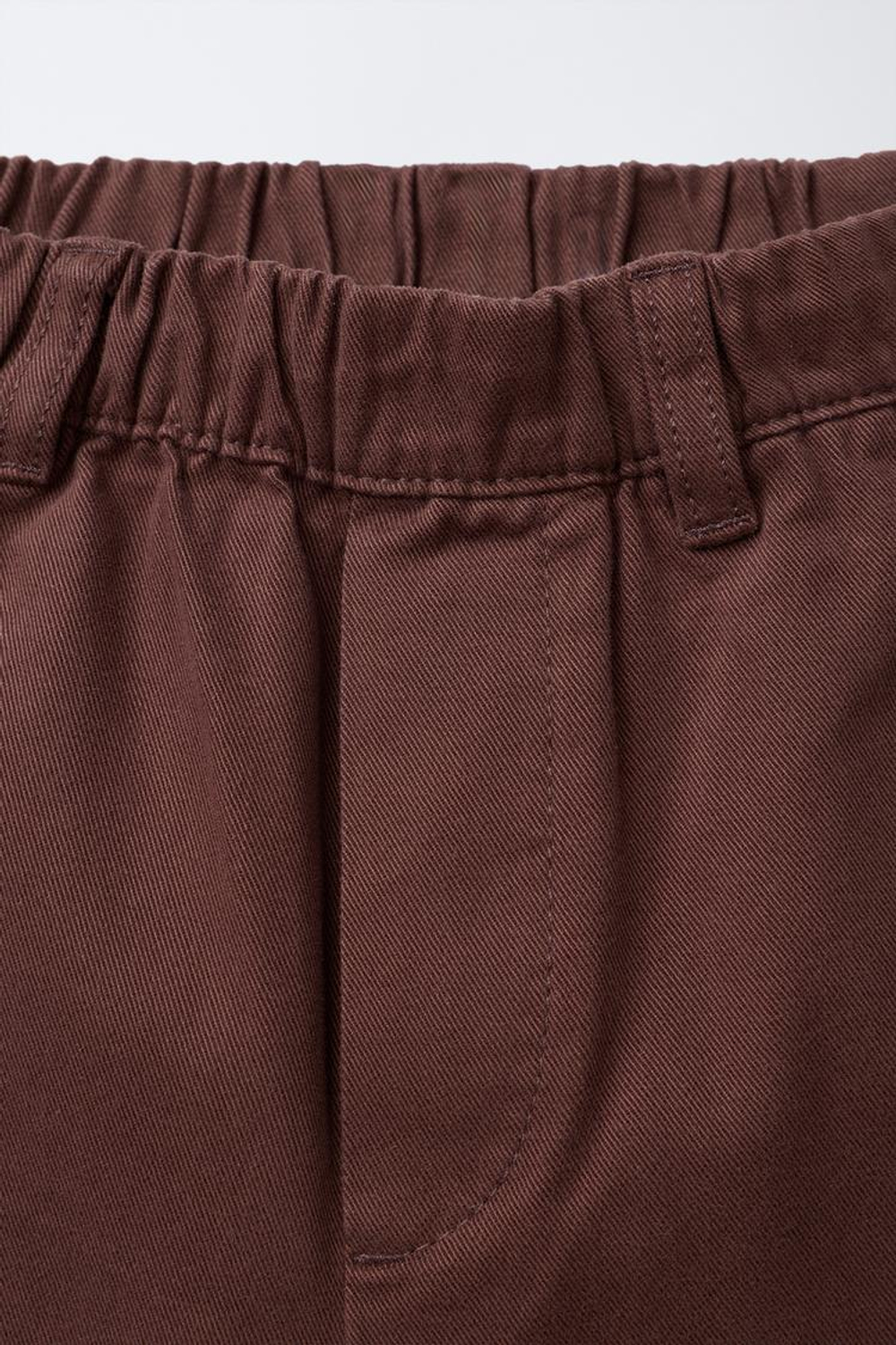 ZARA БРЮКИ BAGGY SOFT, БУРГУНДИ