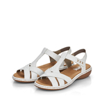 Белые босоножки женские классические Rieker