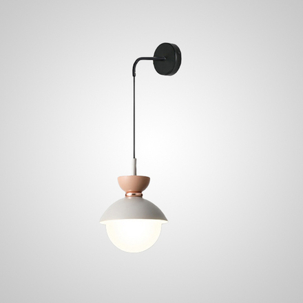 Настенный Светильник Pompon Wall Pink Grey By Imperiumloft
