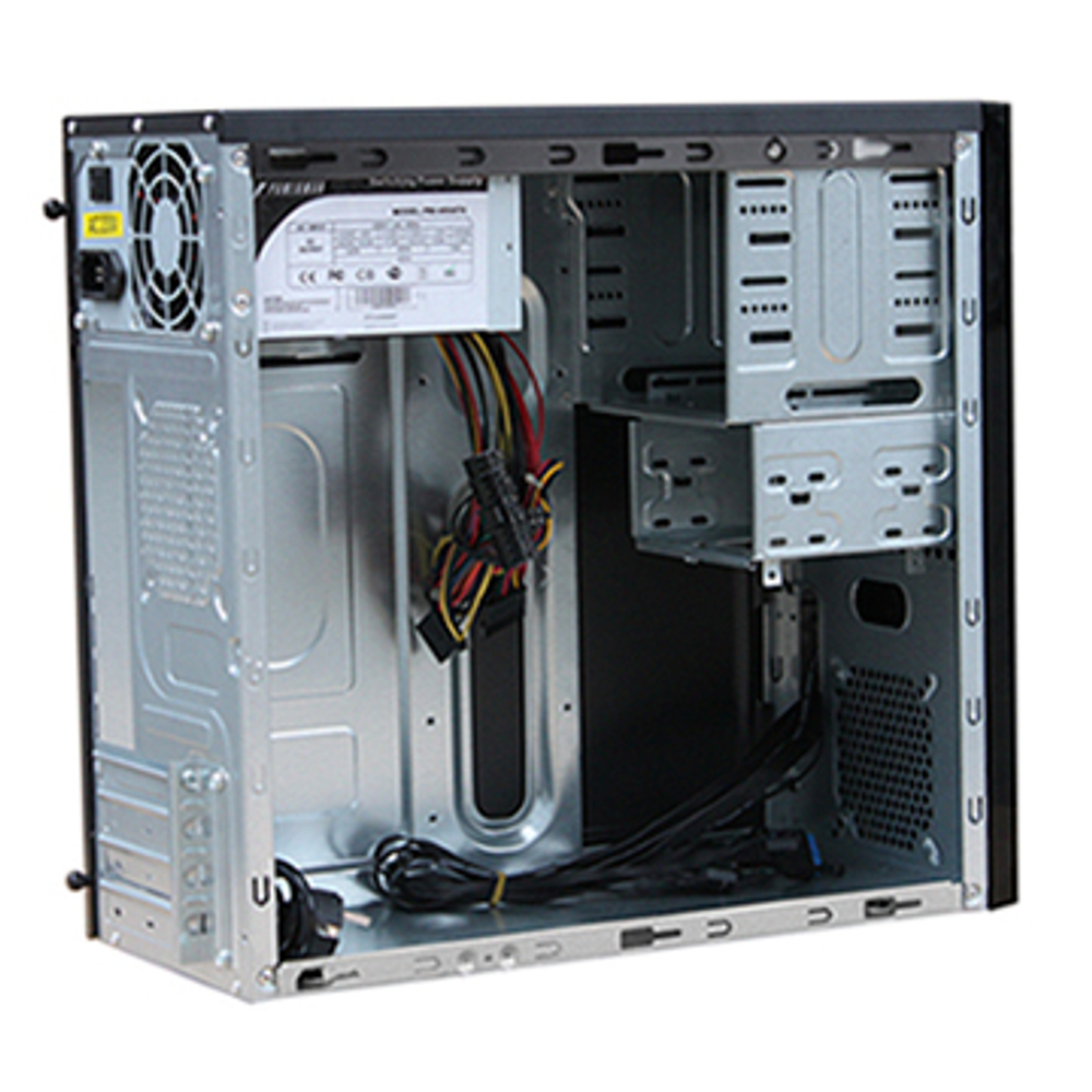 Корпус mATX Powerman ES722BK USB2.0 400W