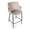 Полубарный стул Sofia, серая экокожа Soft-Touch