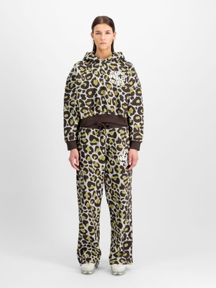 Толстовка женская Alpha Industries Logo Hoody Camo Wmn